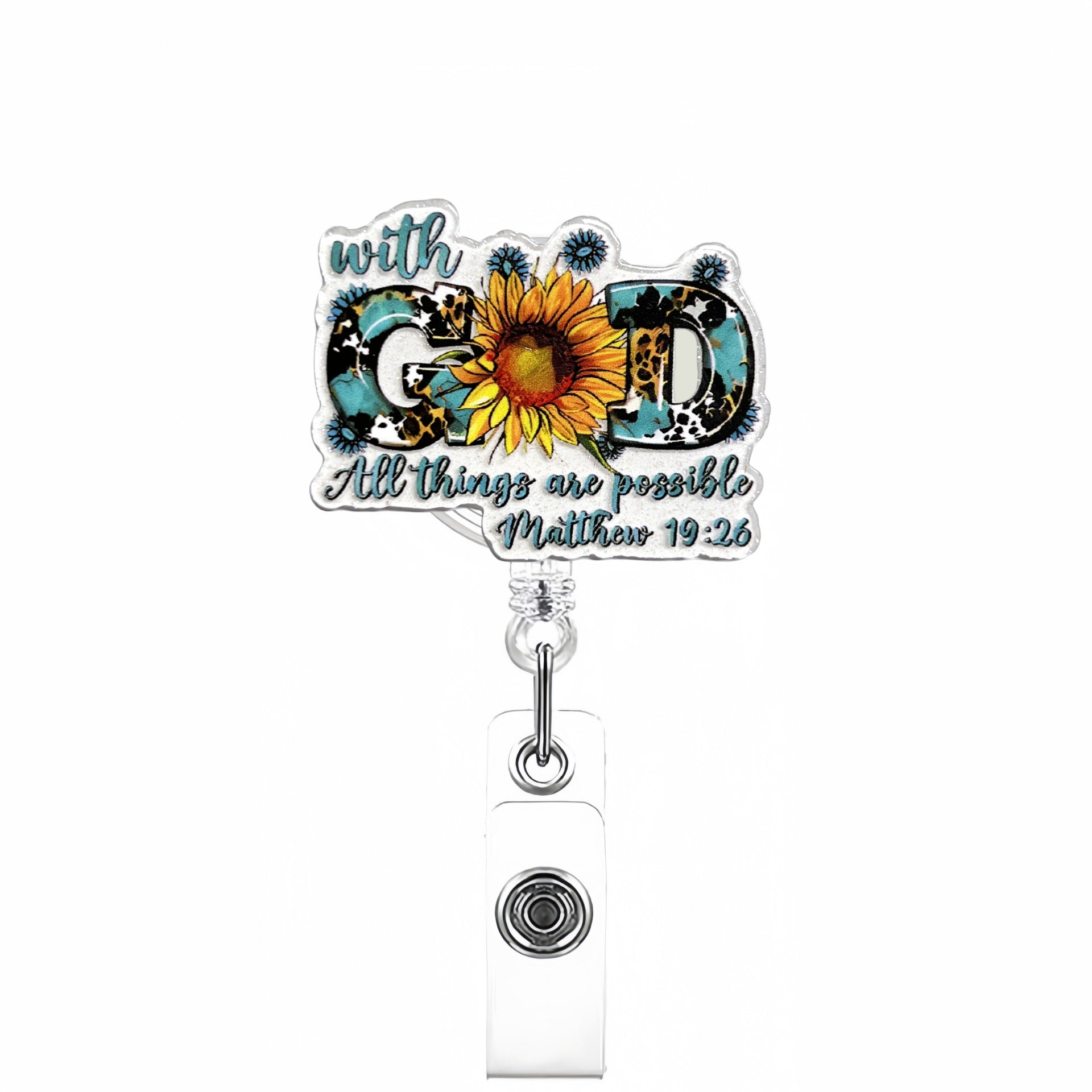 Wholesale Acrylic Workplace Employee Badge Reels Keychains