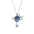 Wholesale S925 silver universe planet necklace star pendant clavicle chain