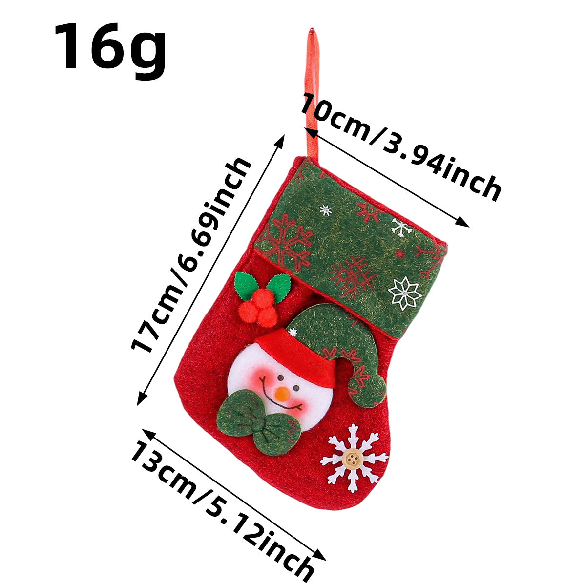 Wholesale Snowflake Christmas Socks Gift Bag Christmas Decorations