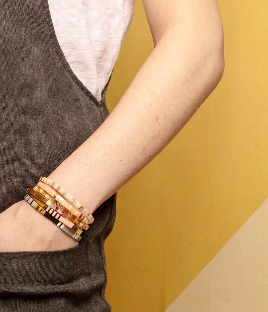 Wholesale Tila Bohemian Ethnic Style Multi-layered Bracelets Layered Bracelet Set ACC-BT-GWL004