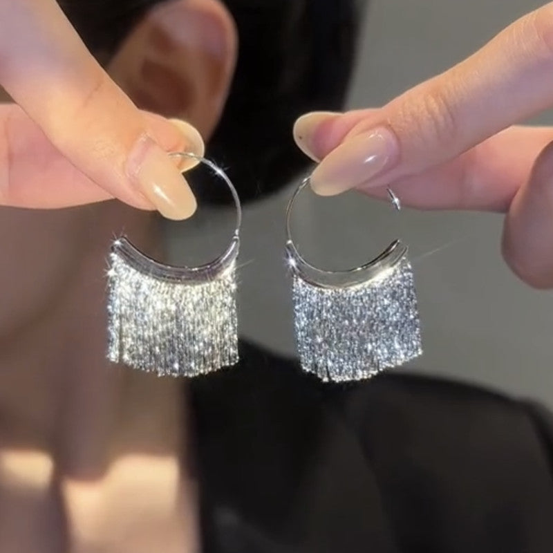 Wholesale matal tassel  earrings