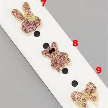 Wholesale Astronaut Bear Decorative Cartoon Pins Suitable for Smartwatch Silicone Strap Accessories Factory In-Stock Dropshipping