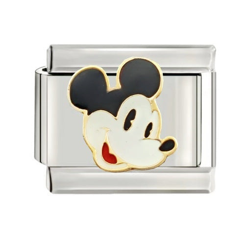 Wholesale 9mm Italian Charm Starter Bracelets DIY square Single Section Creative Stainless Steel Composable Bracelet