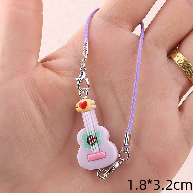 Wholesale Cute cartoon mini guitar doll accessories