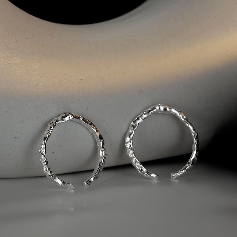 Wholesale S925 Sterling Silver Diamond Thin Open Rings ACC-RS-YWE009