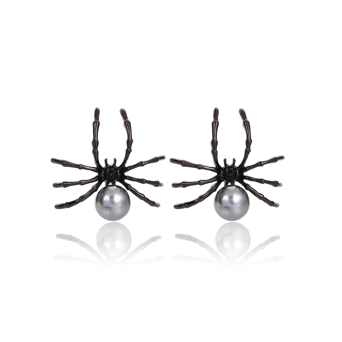 Wholesale Halloween Alloy Spider  Earrings