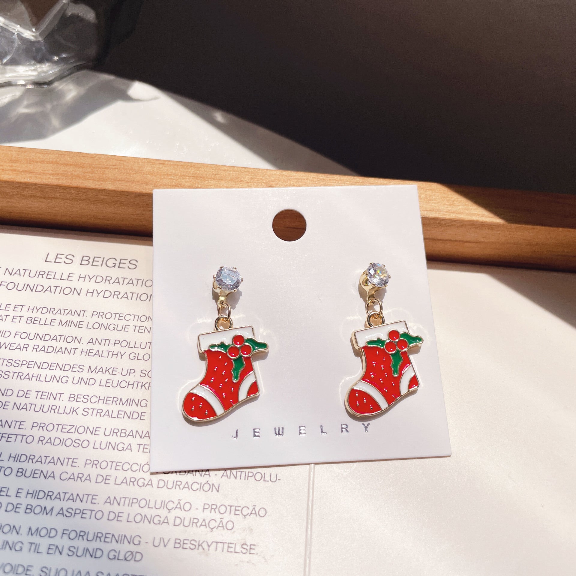 Wholesale Christmas Cute Santa Elk Earrings ACC-ES-Yijia004