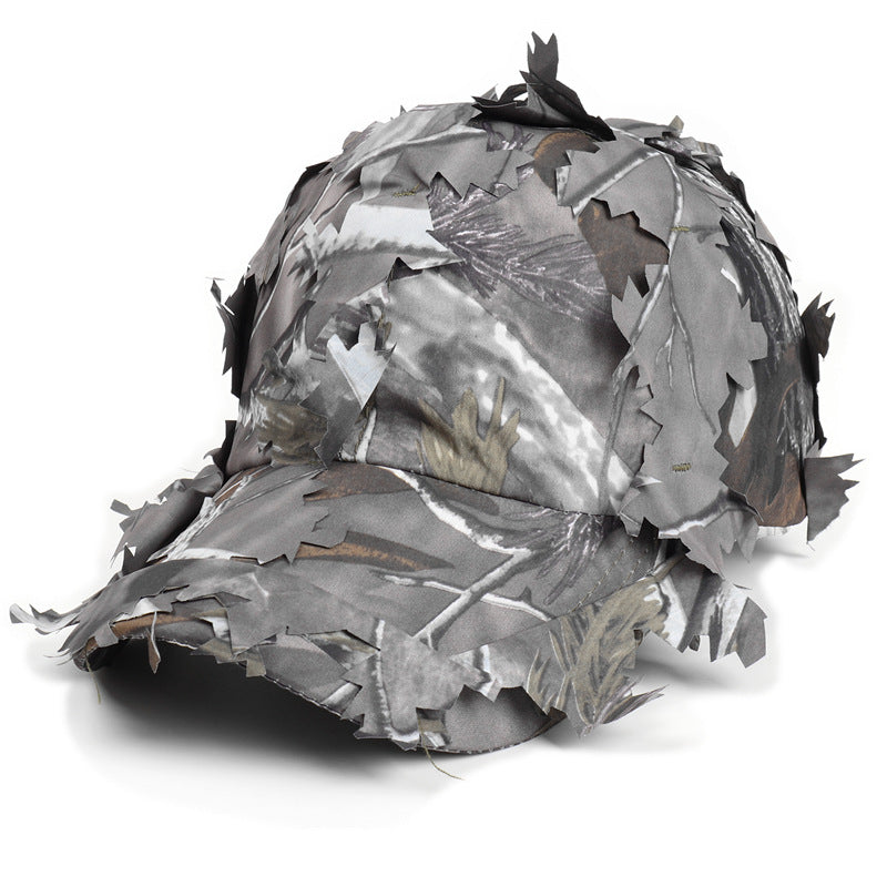 Wholesale  field training leaves bionic camouflage peaked cap baseball cap