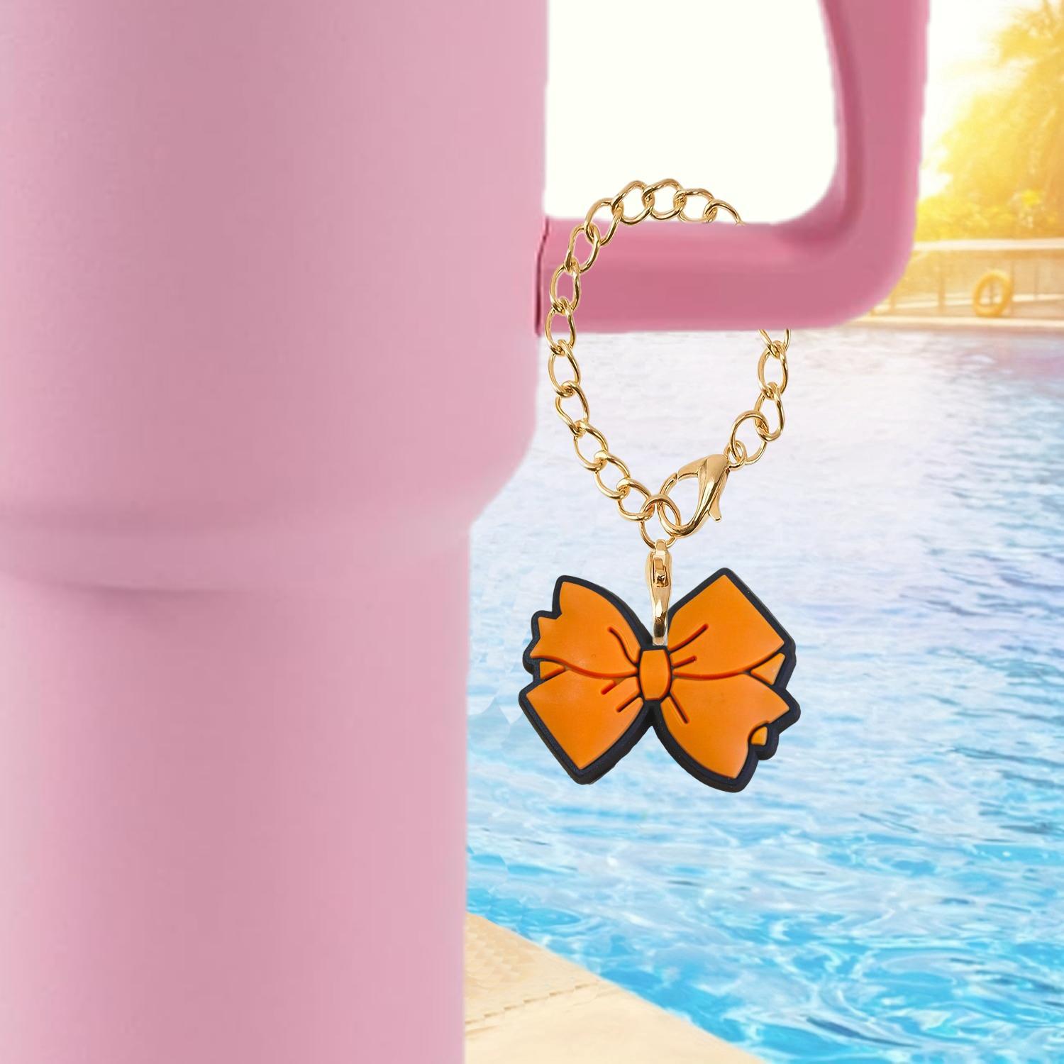 Wholesale Bow Crown Soft Rubber Hanging Chain Cup Accessories Chain ACC-CA-XieJi001