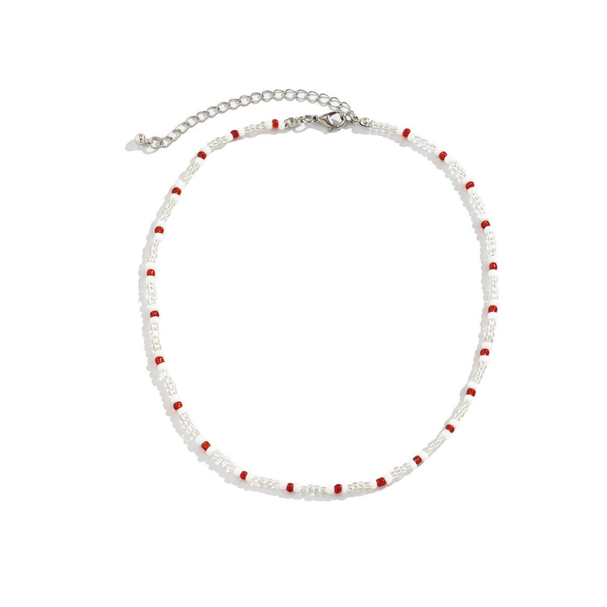 Wholesale Christmas Colorful Beaded Beaded Necklace