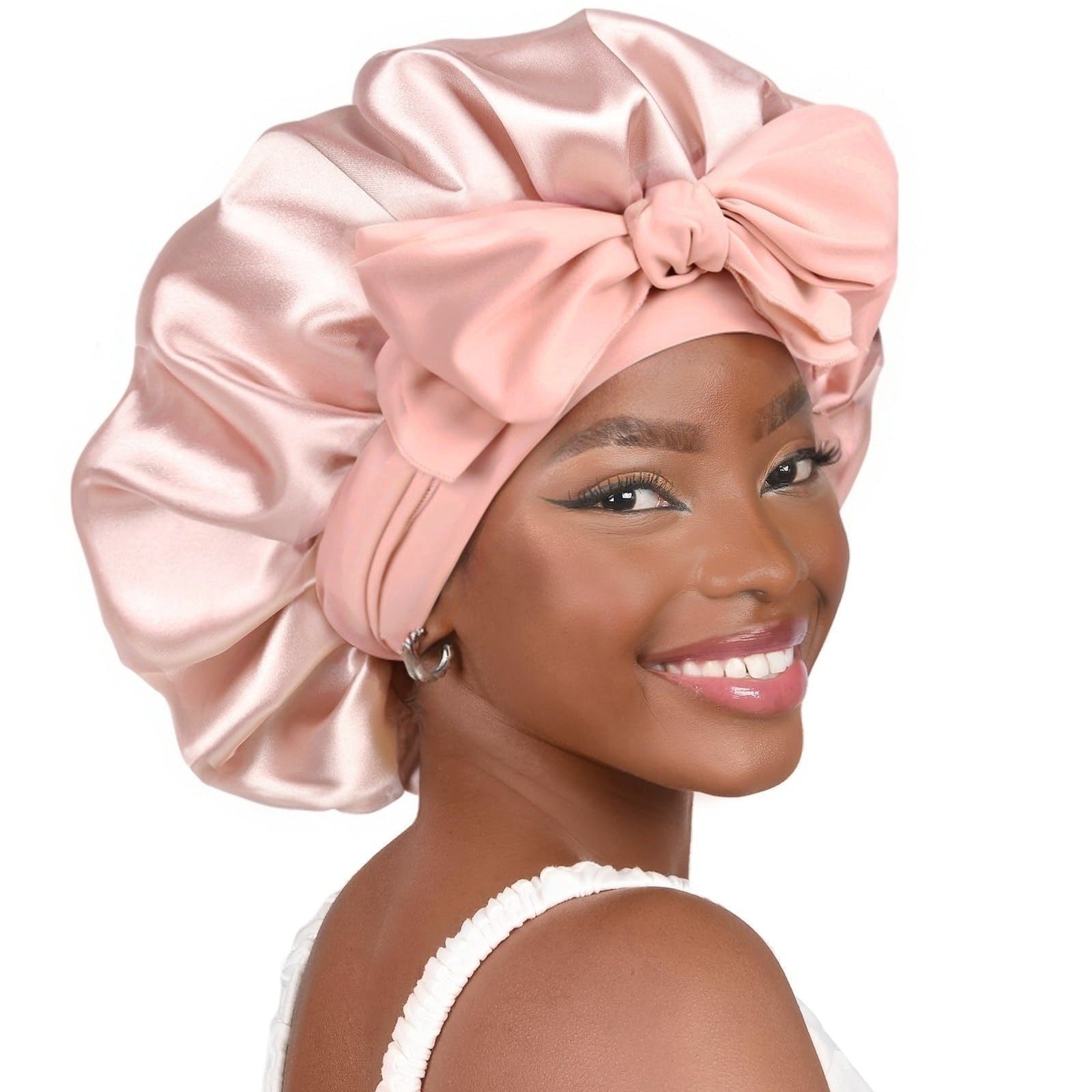 Wholesale Ribbon Round Hat Bowknot Oversized Nightcap