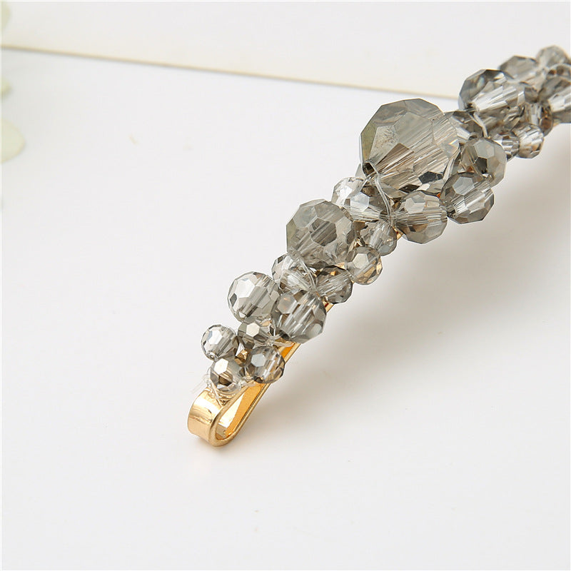 Wholesale Crystal Three Flower Hair Clip Korean Minimalist Women S Fashion Accessory