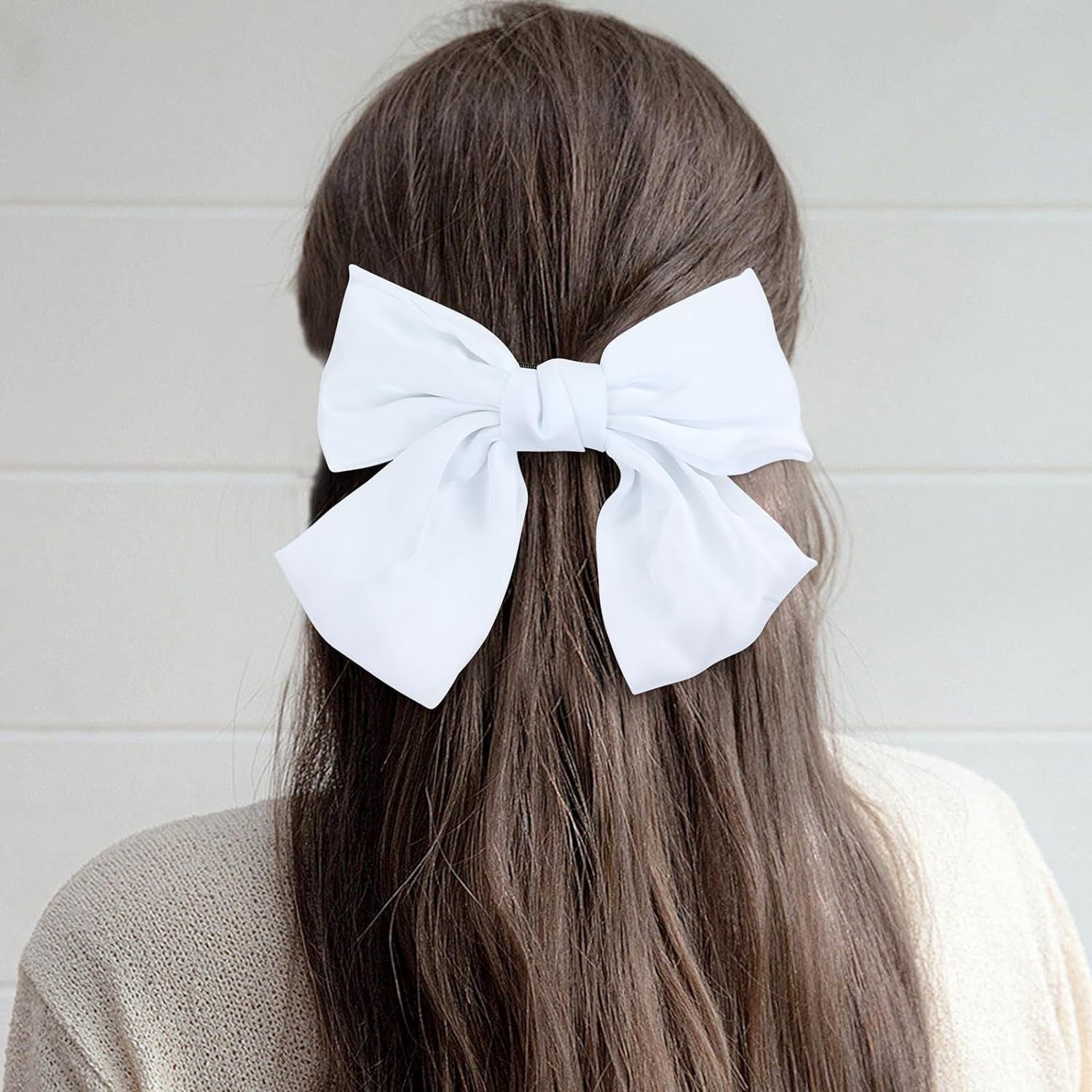 Wholesale Art Bow Hair Clip Satin Hair Accessories Hair Scrunchies ACC-HS-SanTai005