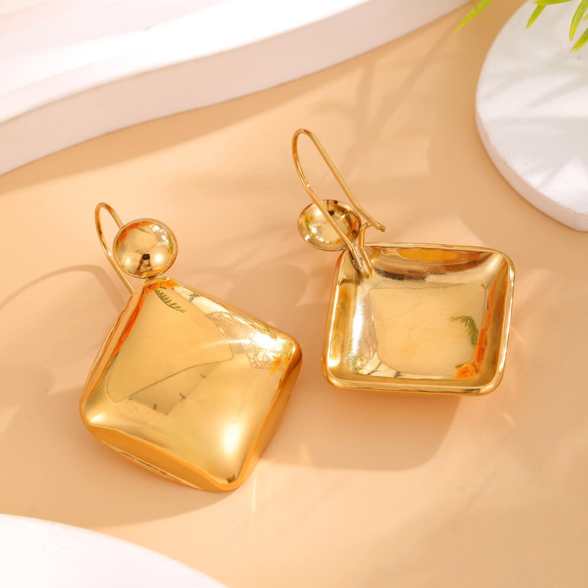 Wholesale stainless steel geometric  earrings