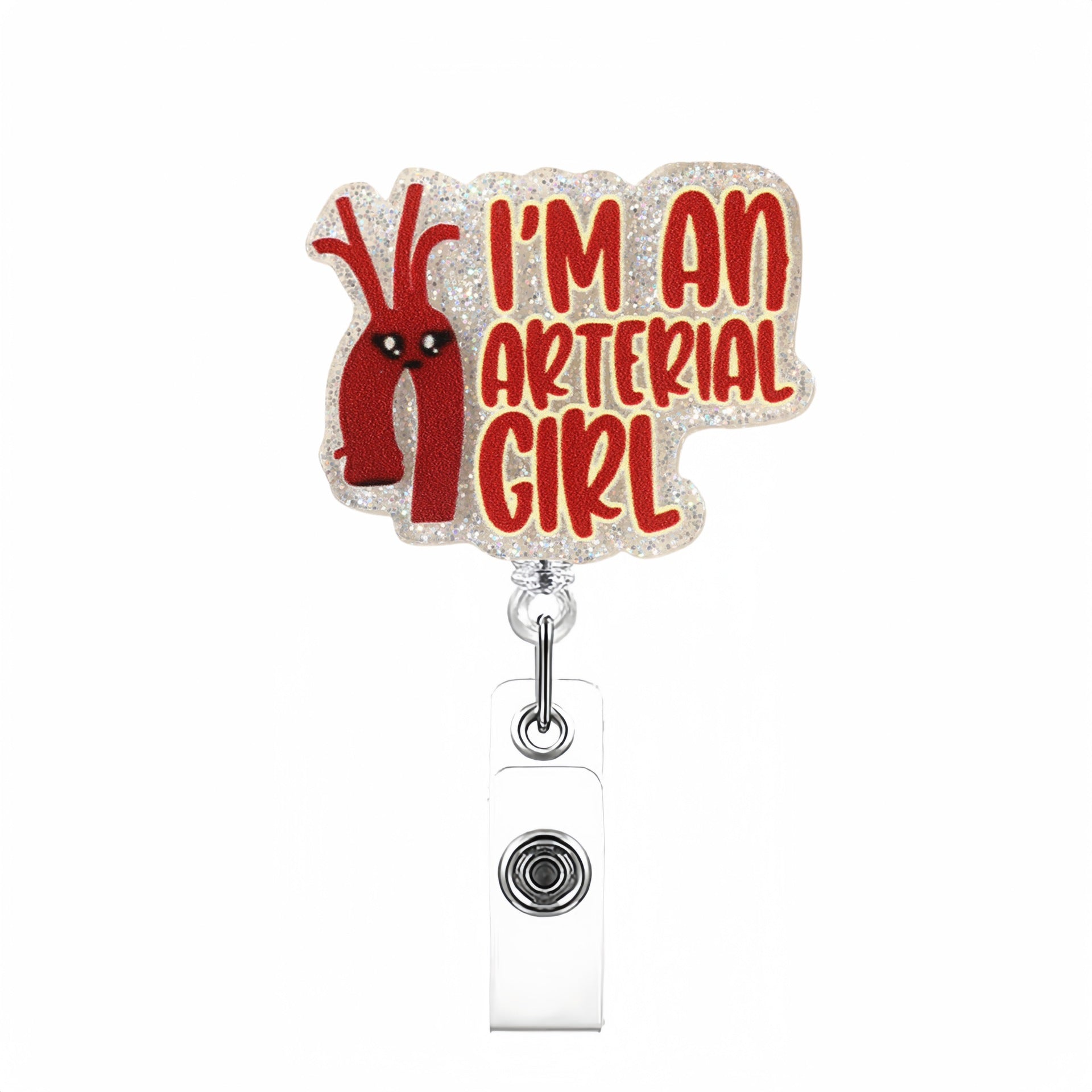 Wholesale  Cartoon Creative DIY English Words Badge Reels,