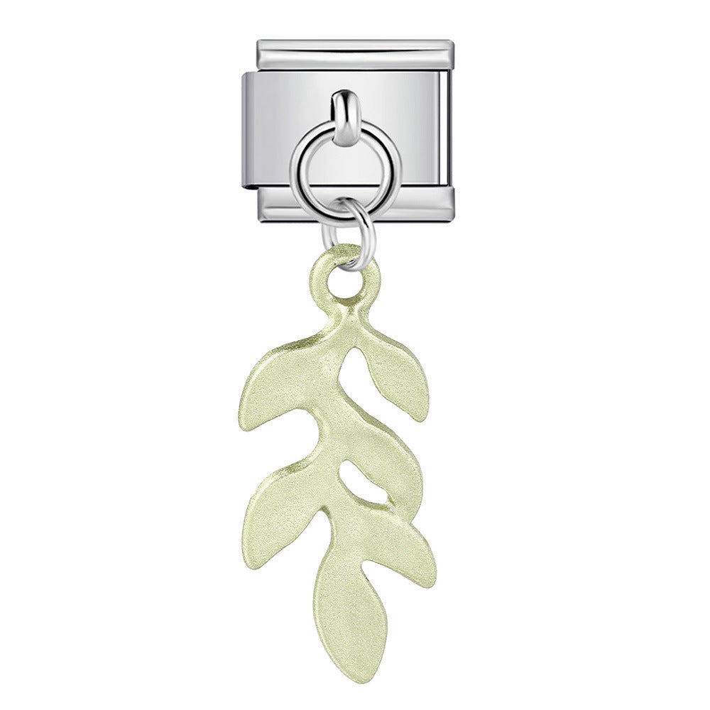 Wholesale 5pcs  Italian Charm Bracelet 9mm DIY  cute hookCreative Stainless Steel Composable Bracelet