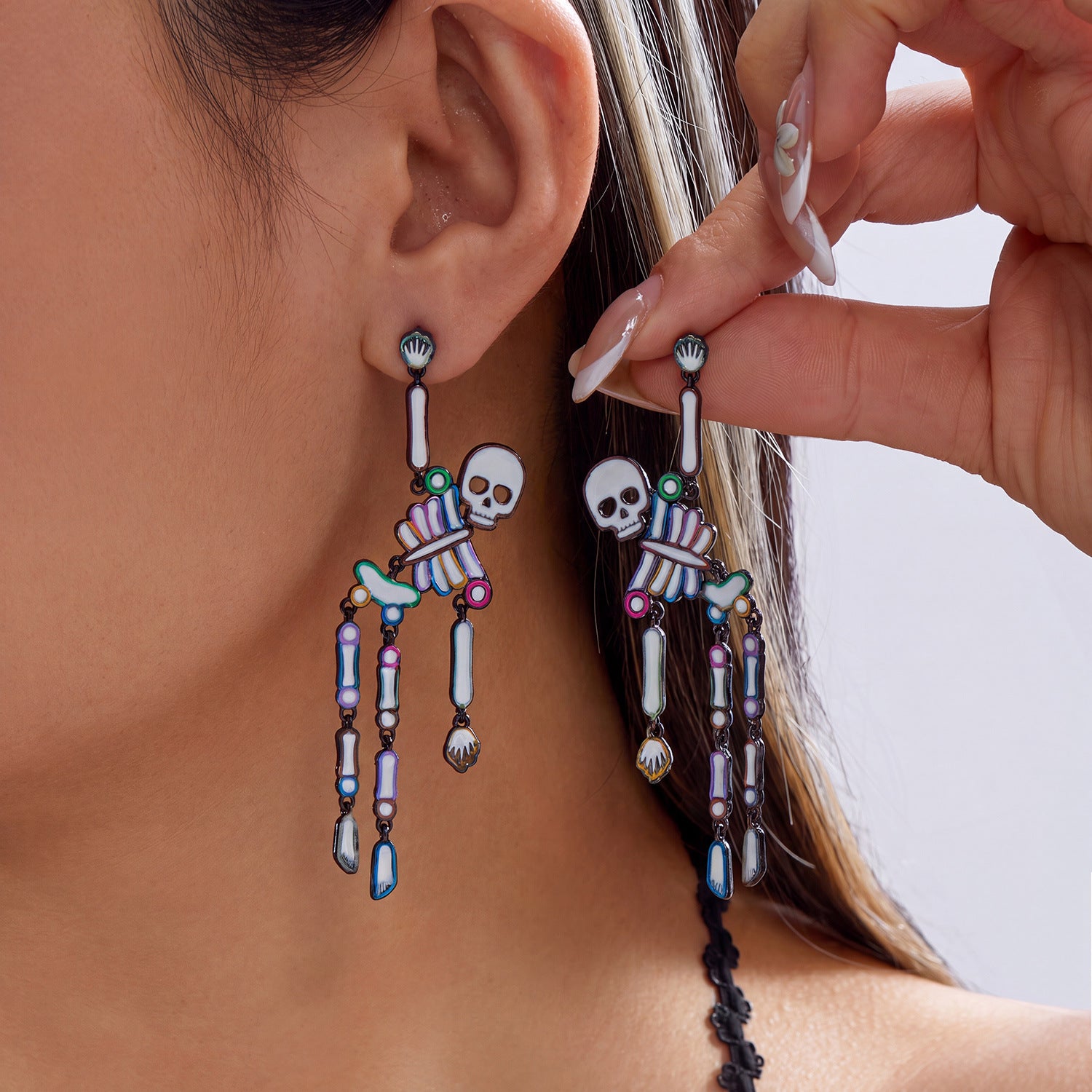 Wholesale  Skull Earrings Fashion Jewelry Accessory for Gift Boutique Resale