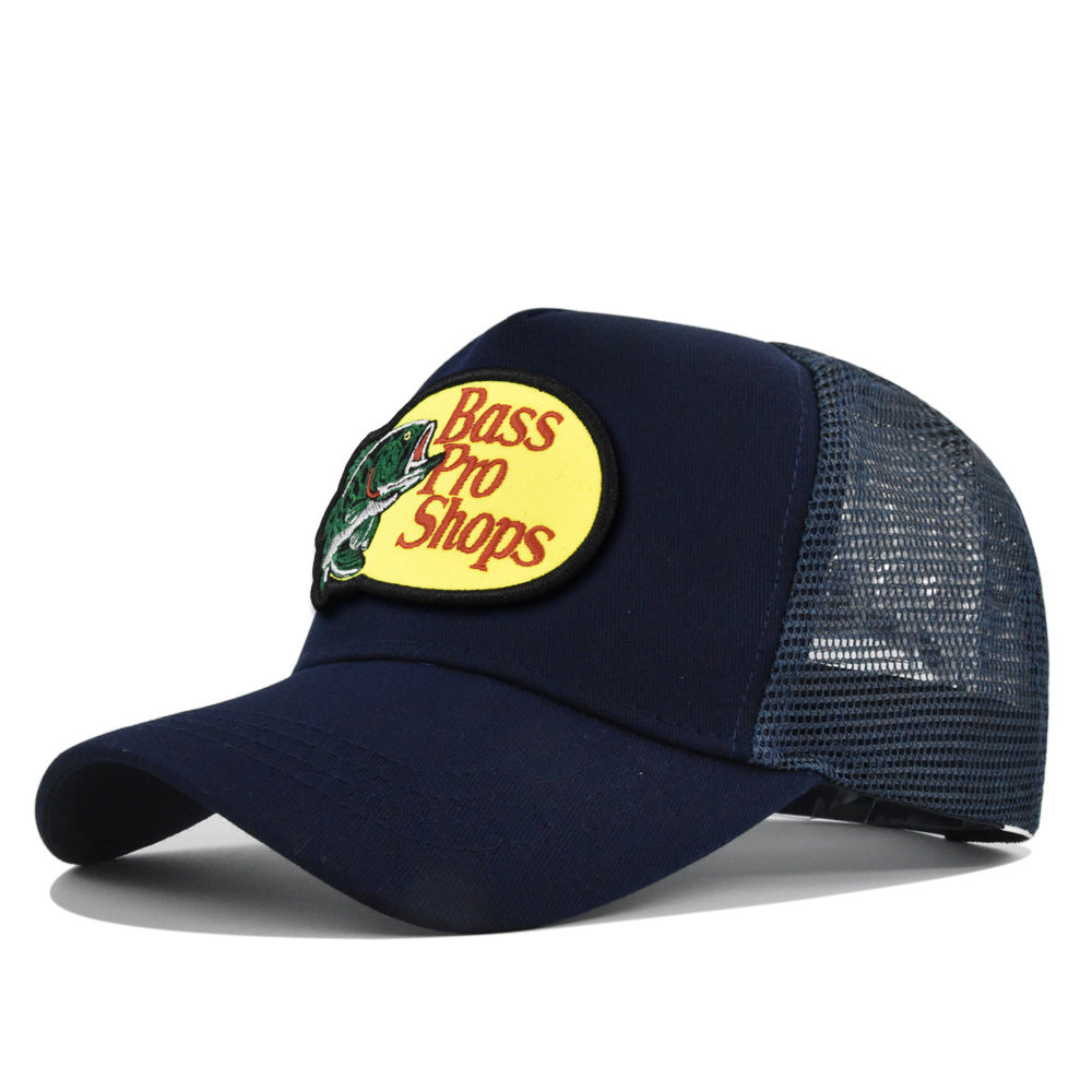 Wholesale Embroidered embroidered beveled hat summer sun visor hat