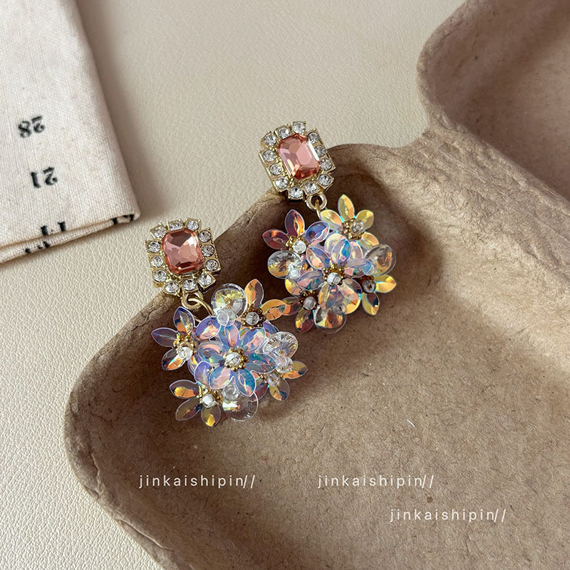 Wholesale  Super Fairy Flower Pendant Earrings