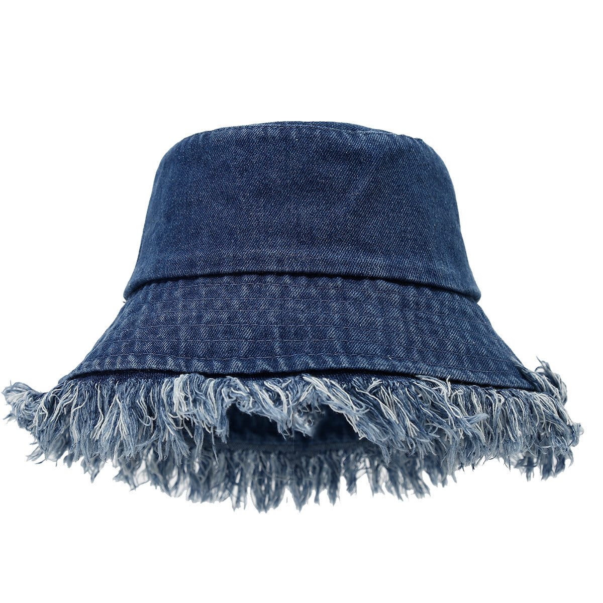 Wholesale  distressed rough Denim fisherman hat