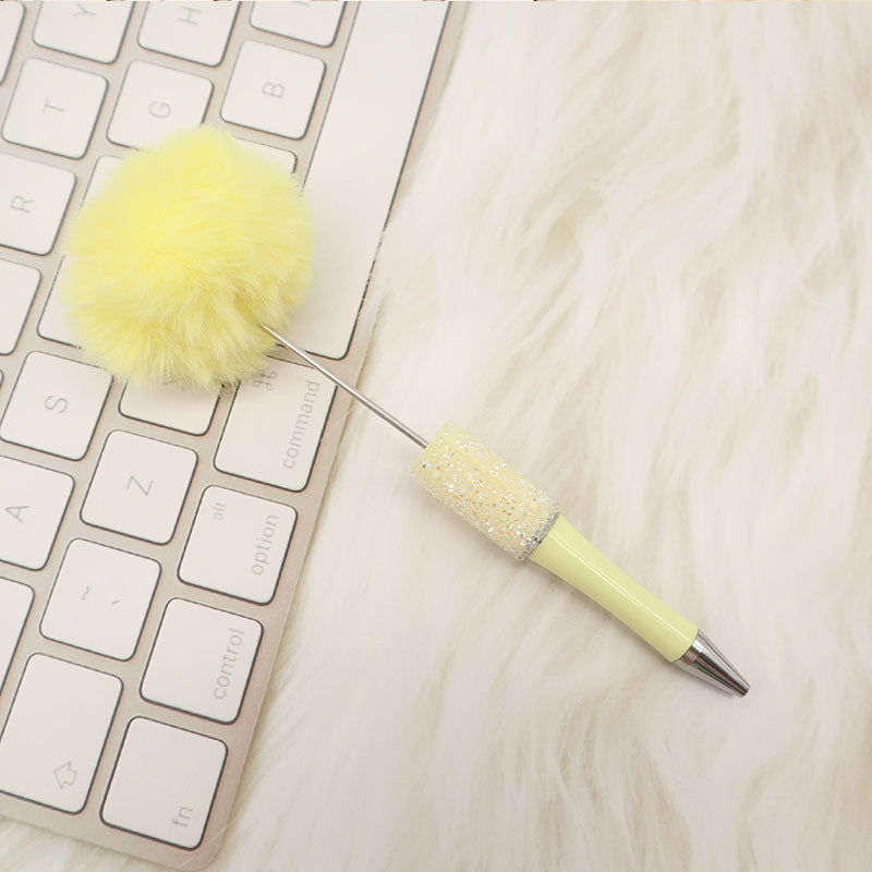 Wholesale Beadable Pens Sugar Gypsophila Hair Ball DIY Beaded Pen ACC-PN-CY004