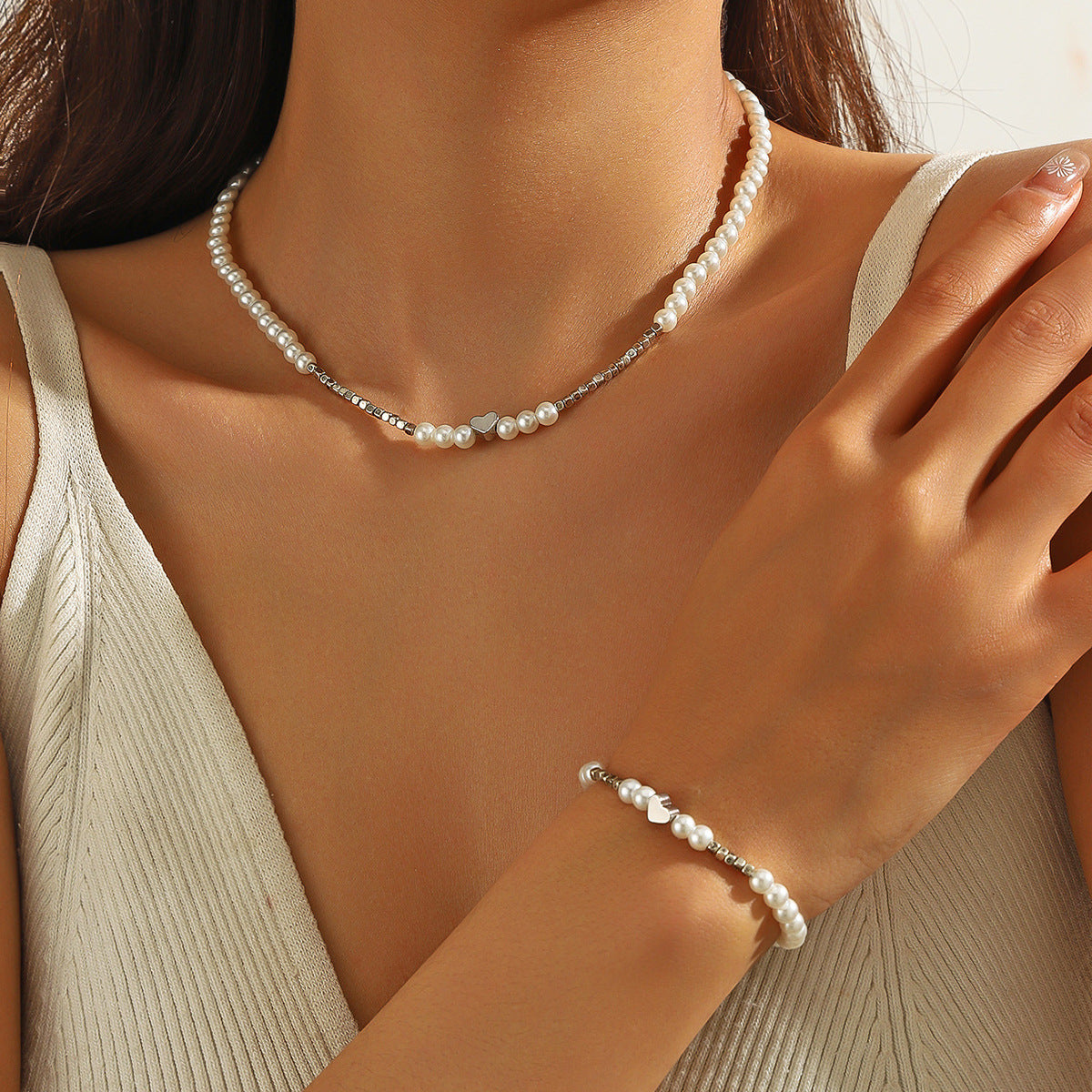 Wholesale  Baroque Pearl Bracelet Necklace