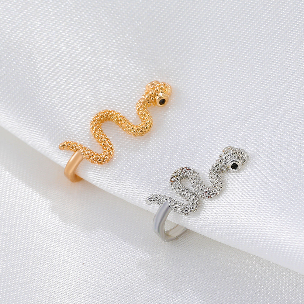 Wholesale  Metal Non-Perforated U-Shaped Nose Clip Snake-Shaped  Jewelry