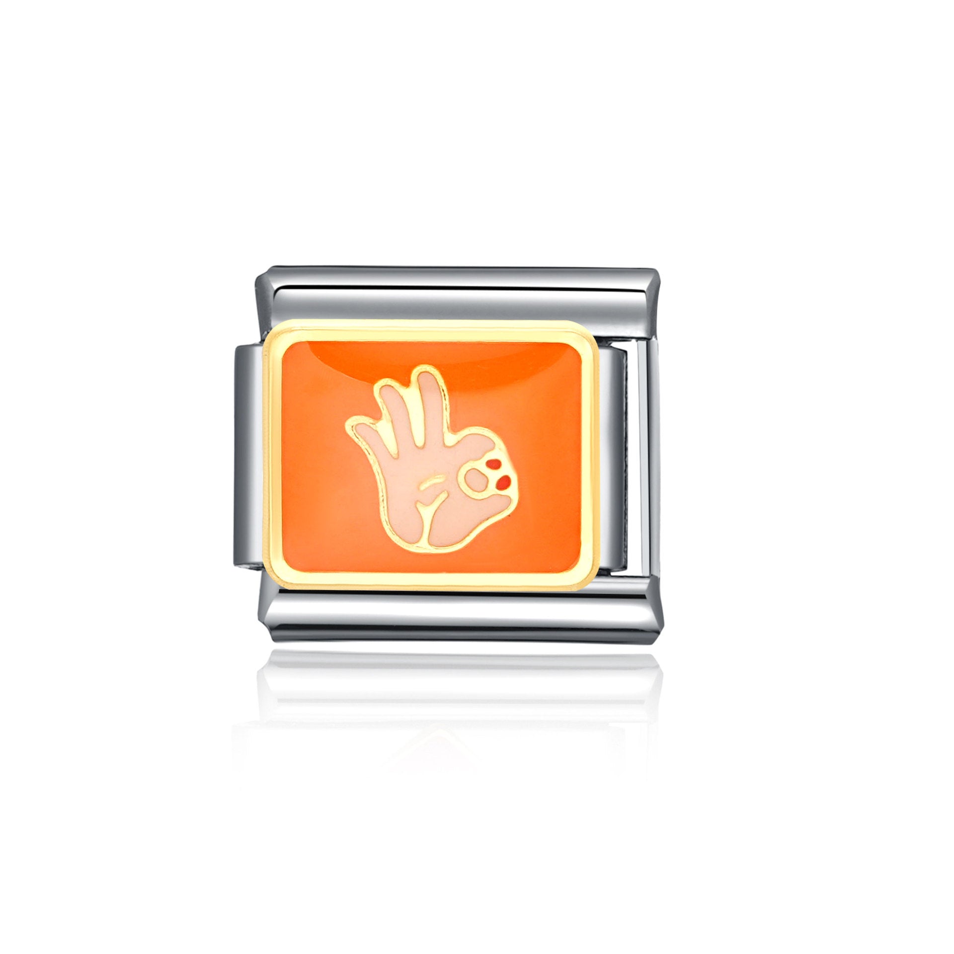 Bracelet de charme italien en gros de 9 mm d'animal d'épissage et de planable en acier inoxydable