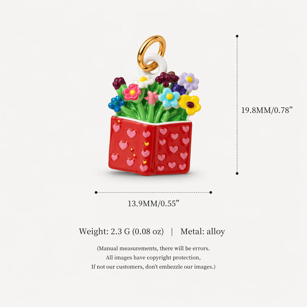 Wholesale Alloy Floral Pendant Charms 3D Lily DIY Necklace Jewelry Making Accessory Stylish Gift For Party Boutique Resale