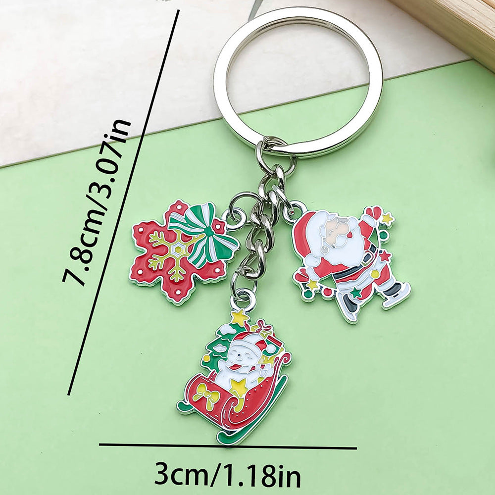 Wholesale Cute cartoon Christmas keychain