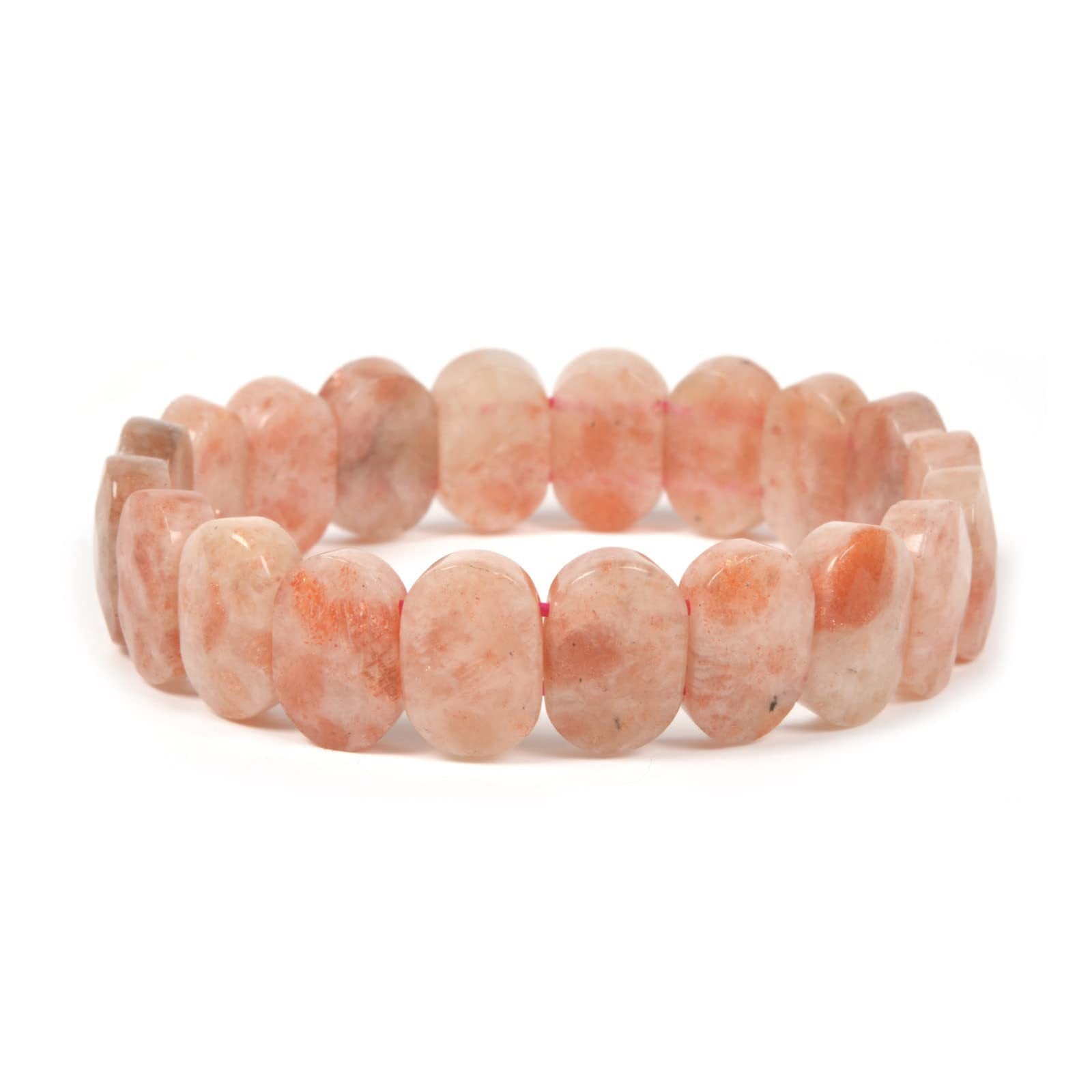 Wholesale Natural Oval Agate Bracelet Shaped Crystal Face Bead Bracelet