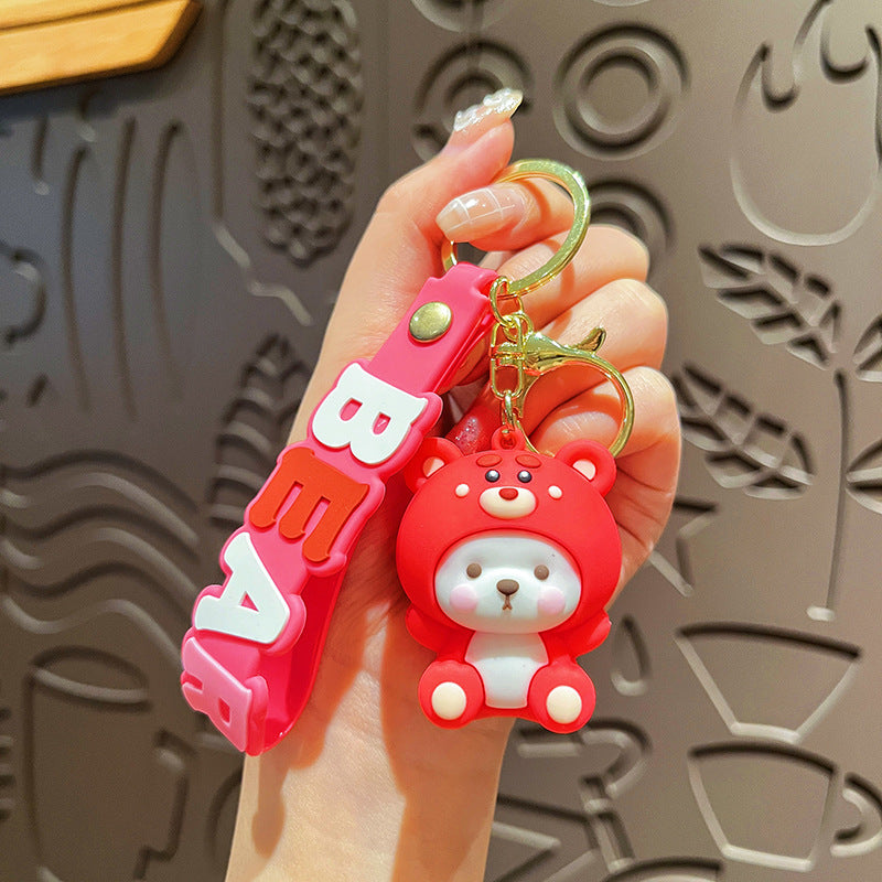 Wholesale Cartoon Cute Puppy PVC Keychains ACC-KC-HangLi018