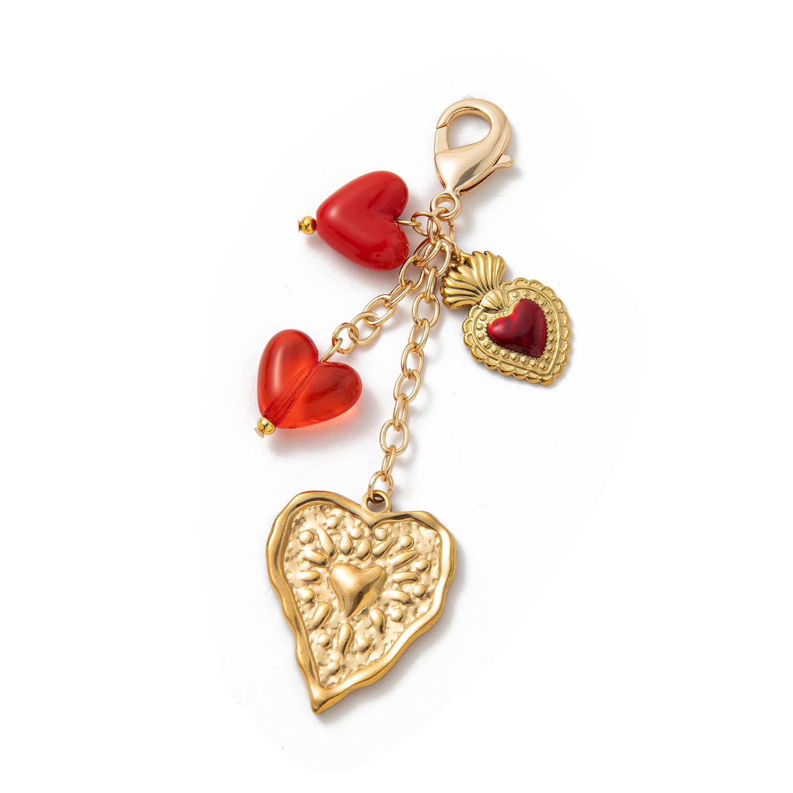 Wholesale Colorful pepper ocean summer love strawberry pendant keychain pendant