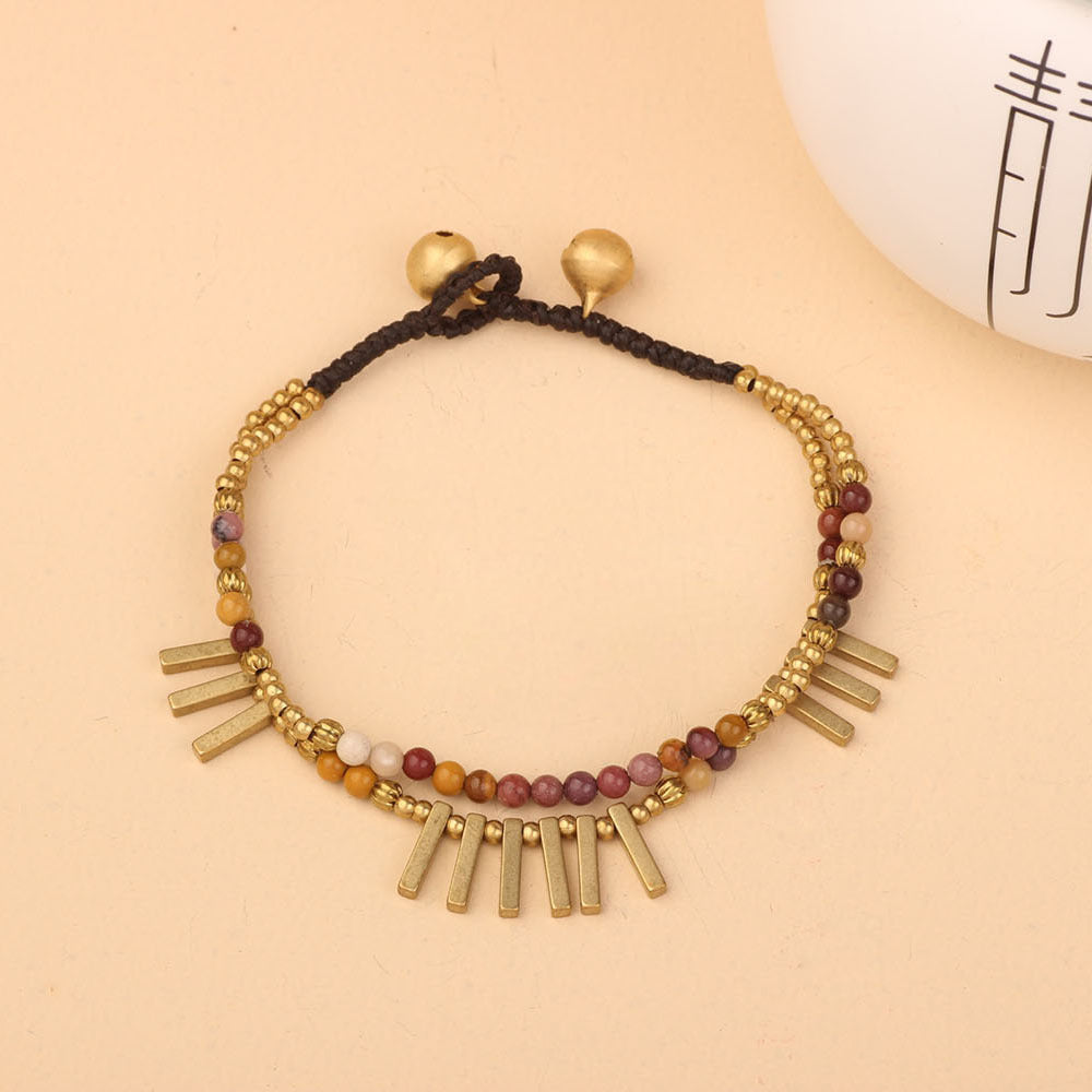 Wholesale Bohemian  Woven  Ethnic Style Hand Rope Bracelet