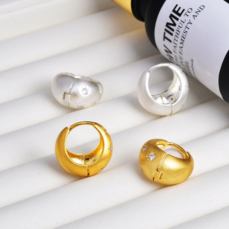 Wholesale Retro Golden Earrings