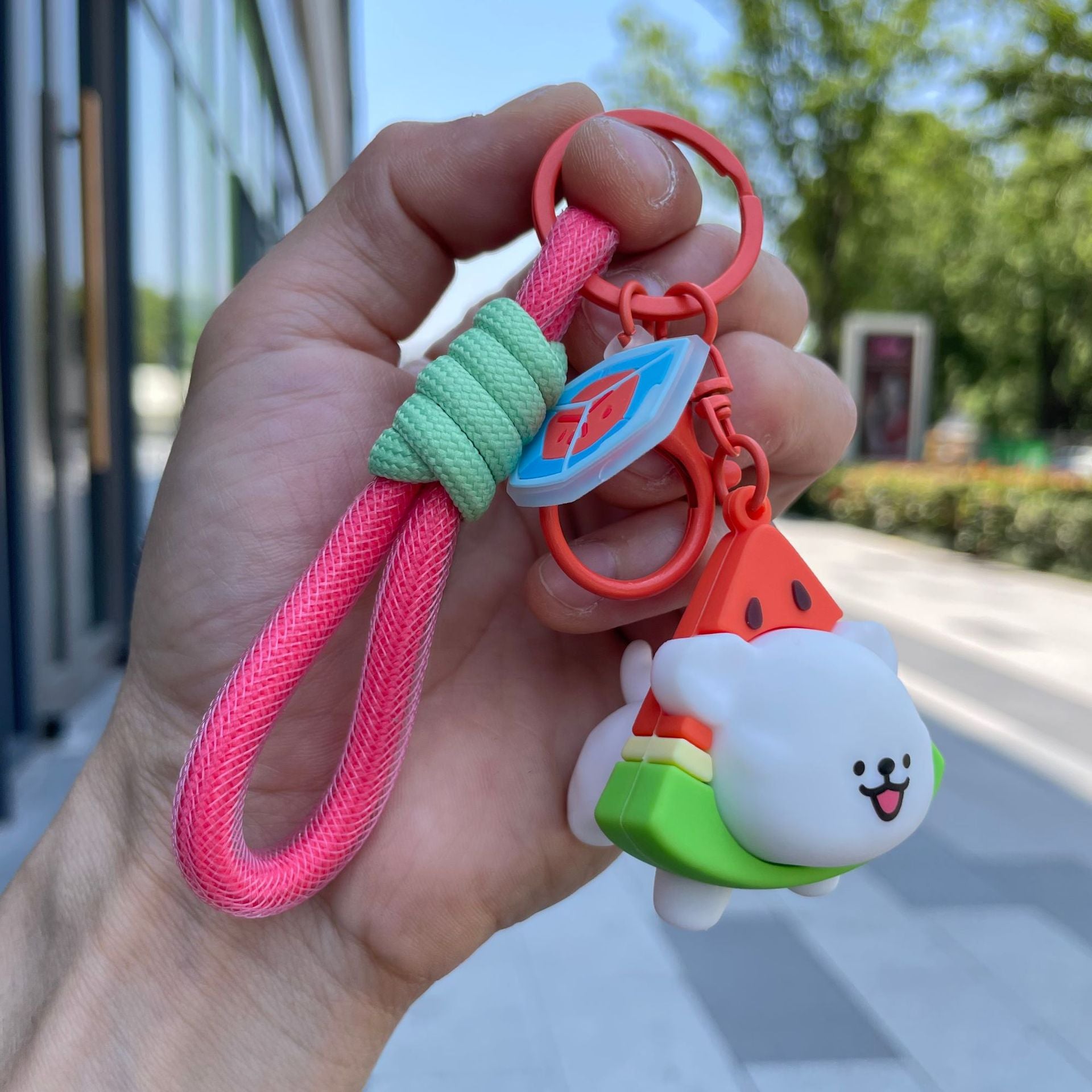 Wholesale Cartoon Cute Puppy Silicone Keychains ACC-KC-Yaop001