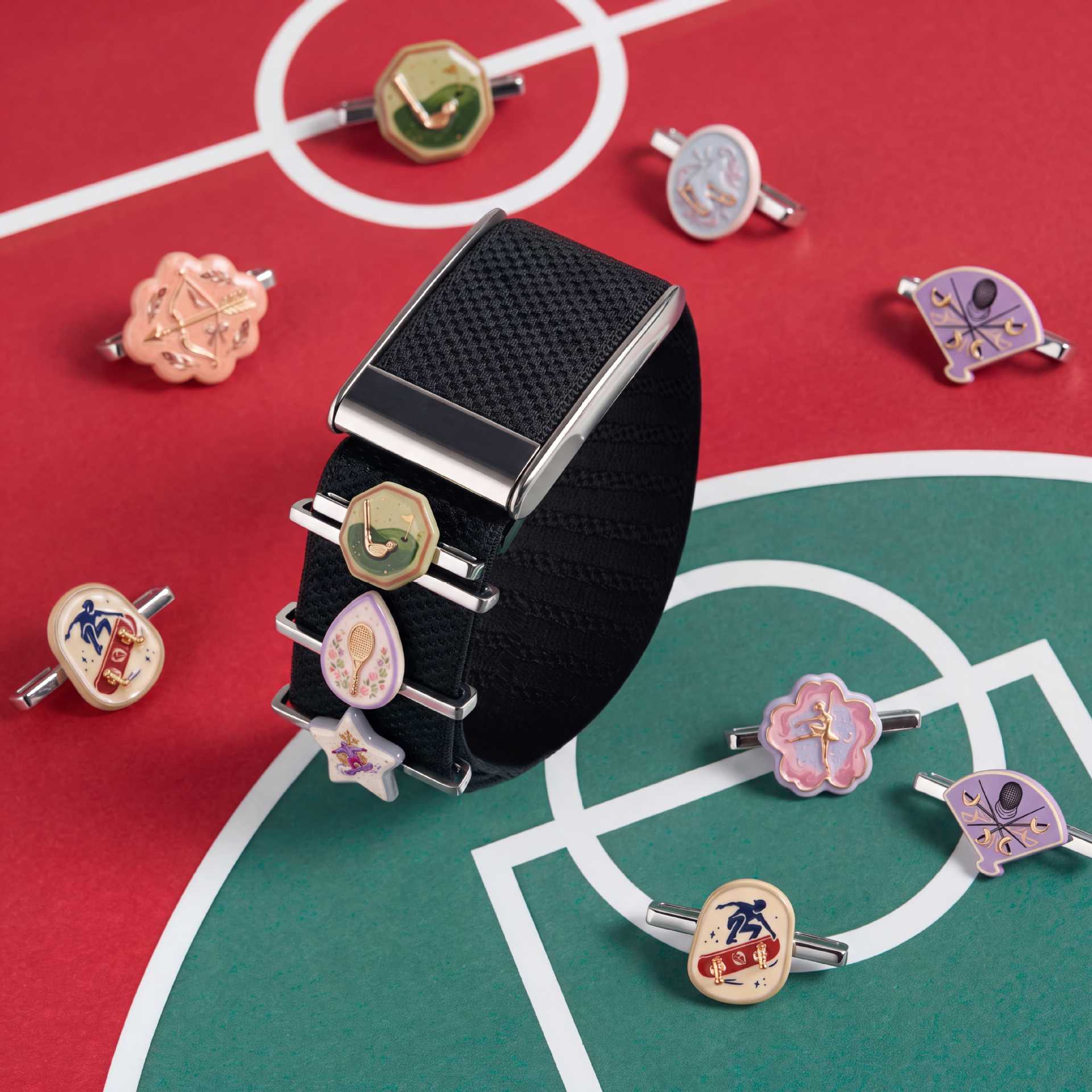 Wholesale Maillard Style Stainless Steel Watch Band Buckle Sports Series DIY Decorative Accent Golf Color Jewelry Accessory
