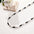 Wholesale  glass beads  pearl all-match long beaded  necklace