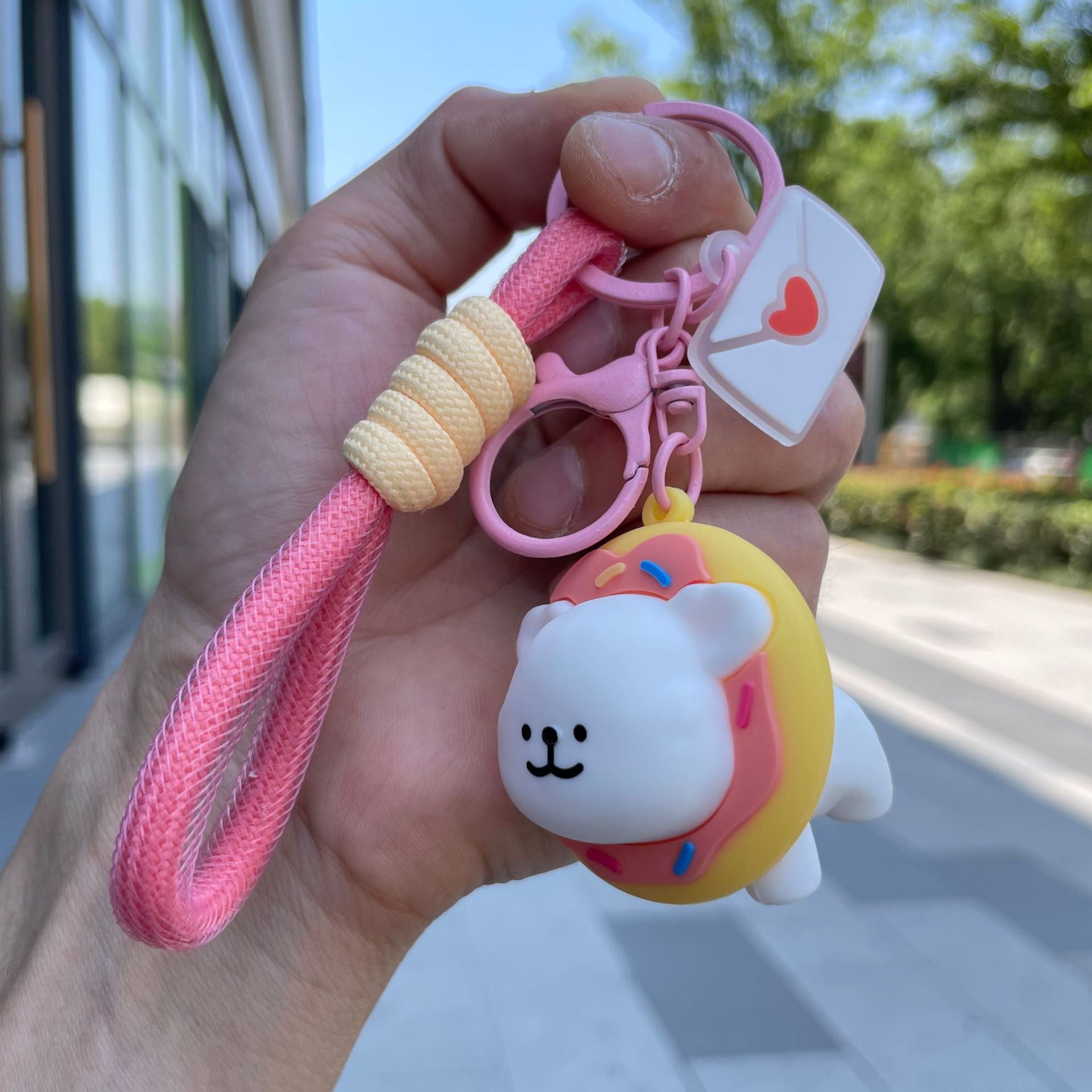 Wholesale Cartoon Cute Puppy Silicone Keychains ACC-KC-Yaop001