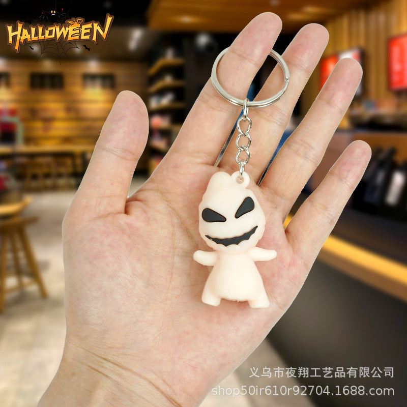 Wholesale Cartoon Halloween Pumpkin Keychains ACC-KC-Yexiang001