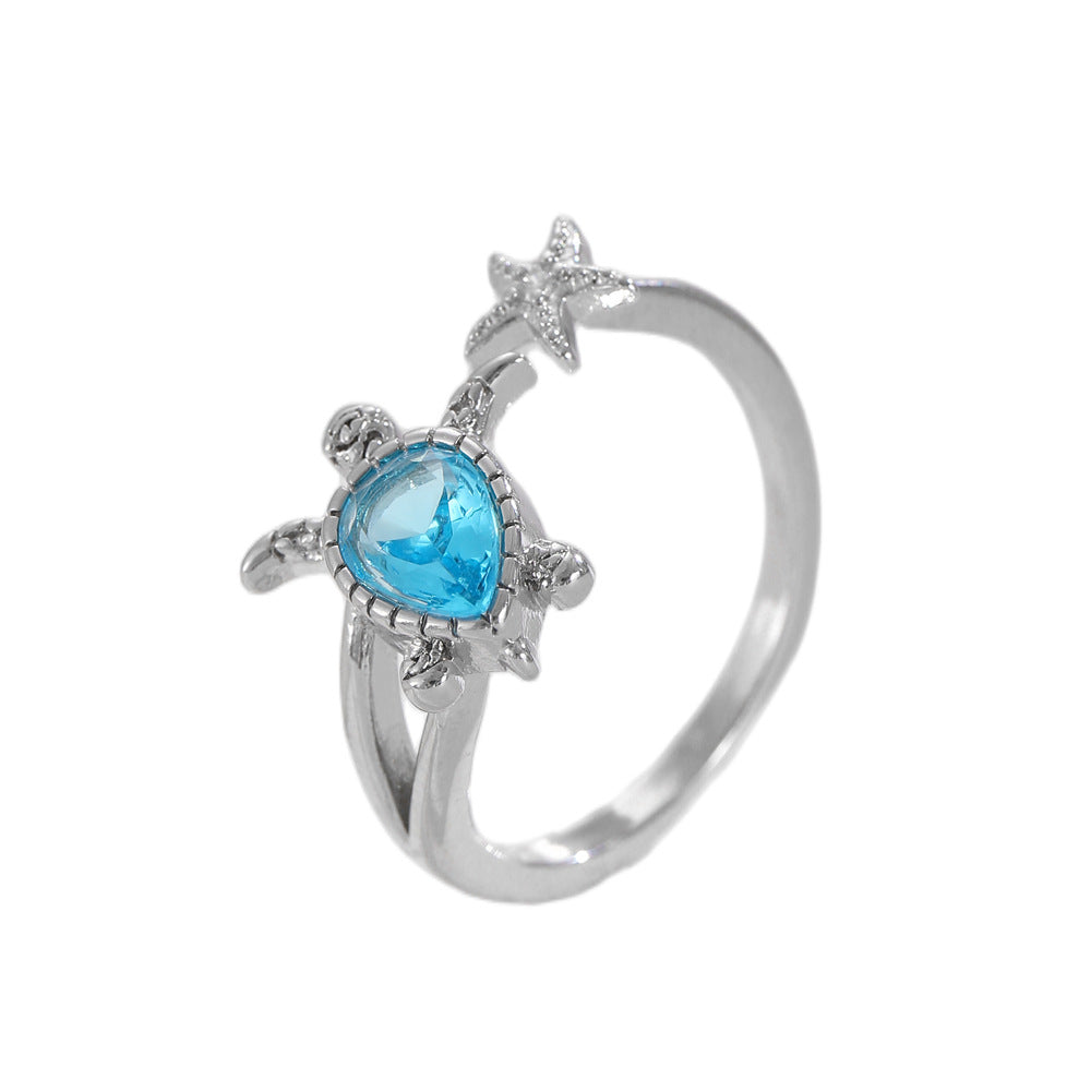 Wholesale Ocean Series Turtle Ring  Open Ring