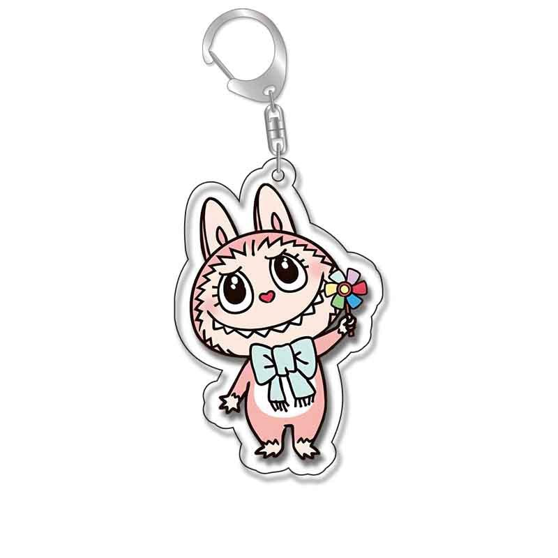 Wholesale  Little Sheep Keychain Cute Cartoon Acrylic Keychains ACCVIP