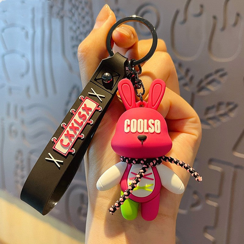 Wholesale Bow Bear PVC Soft Keychain Cute Keychain ACC-KC-YiDa004