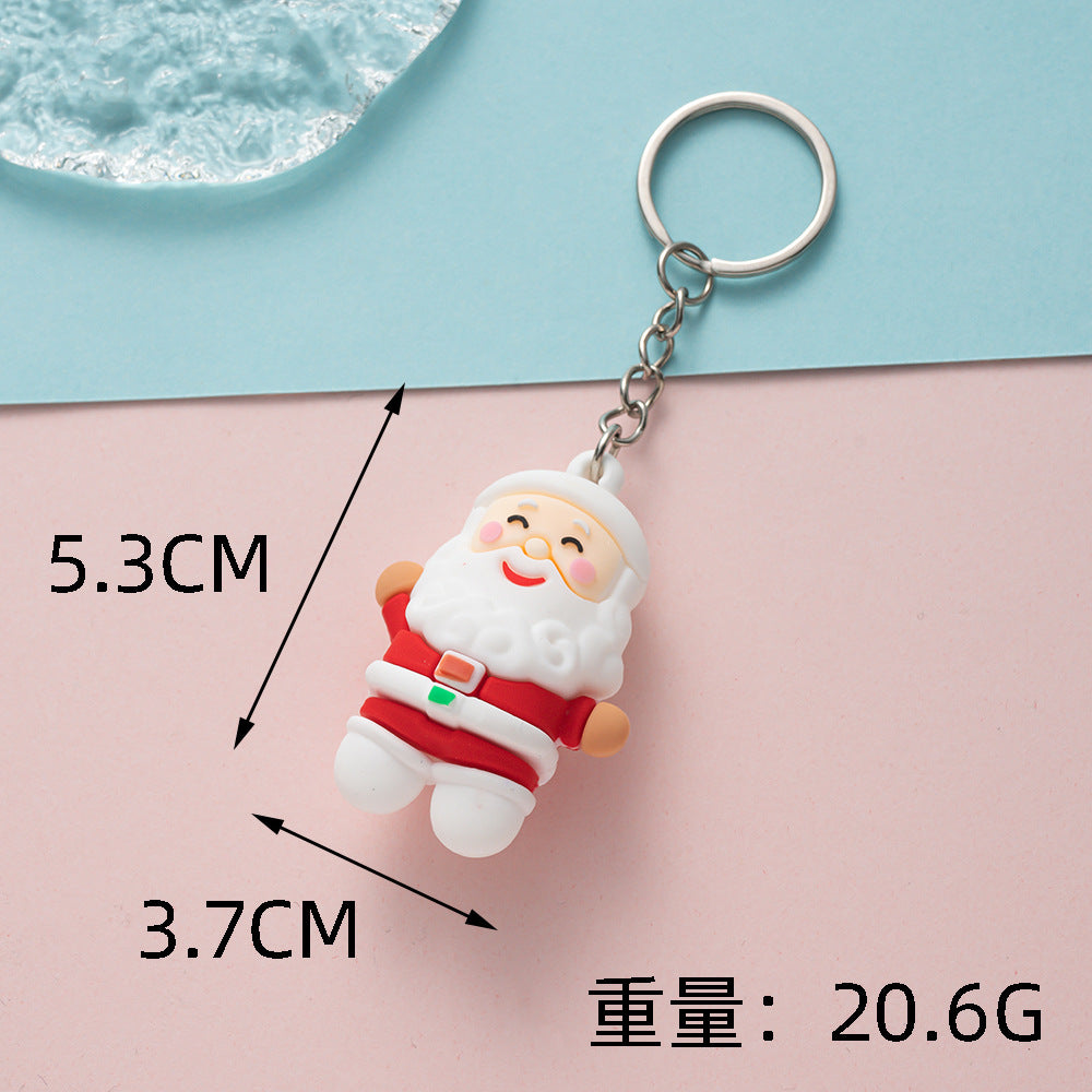 Wholesale Christmas keychain cute Christmas pendant Keychains