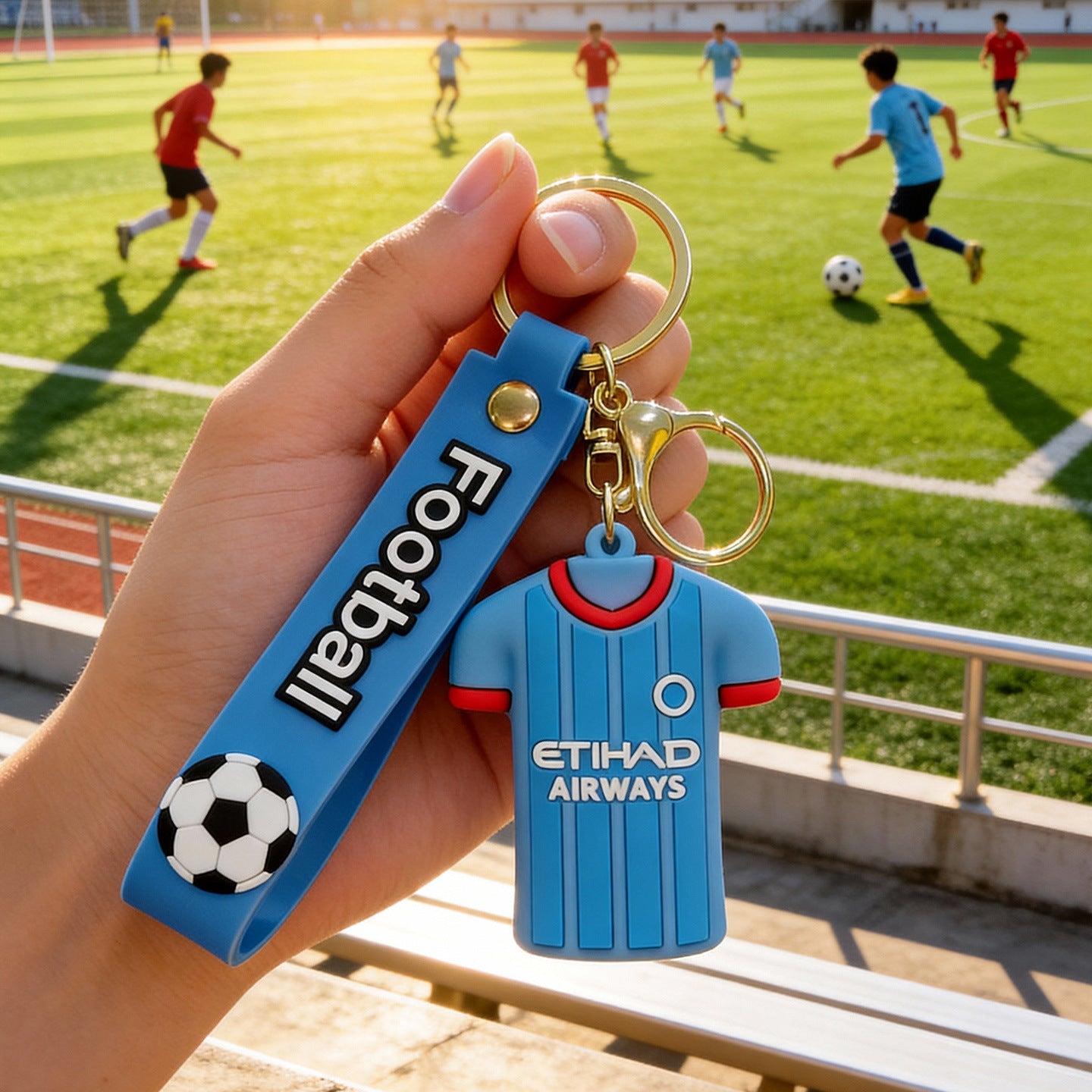 Wholesale Football Keychain Fashion Accessory Car Key Charm Gift For Friend Birthday Party