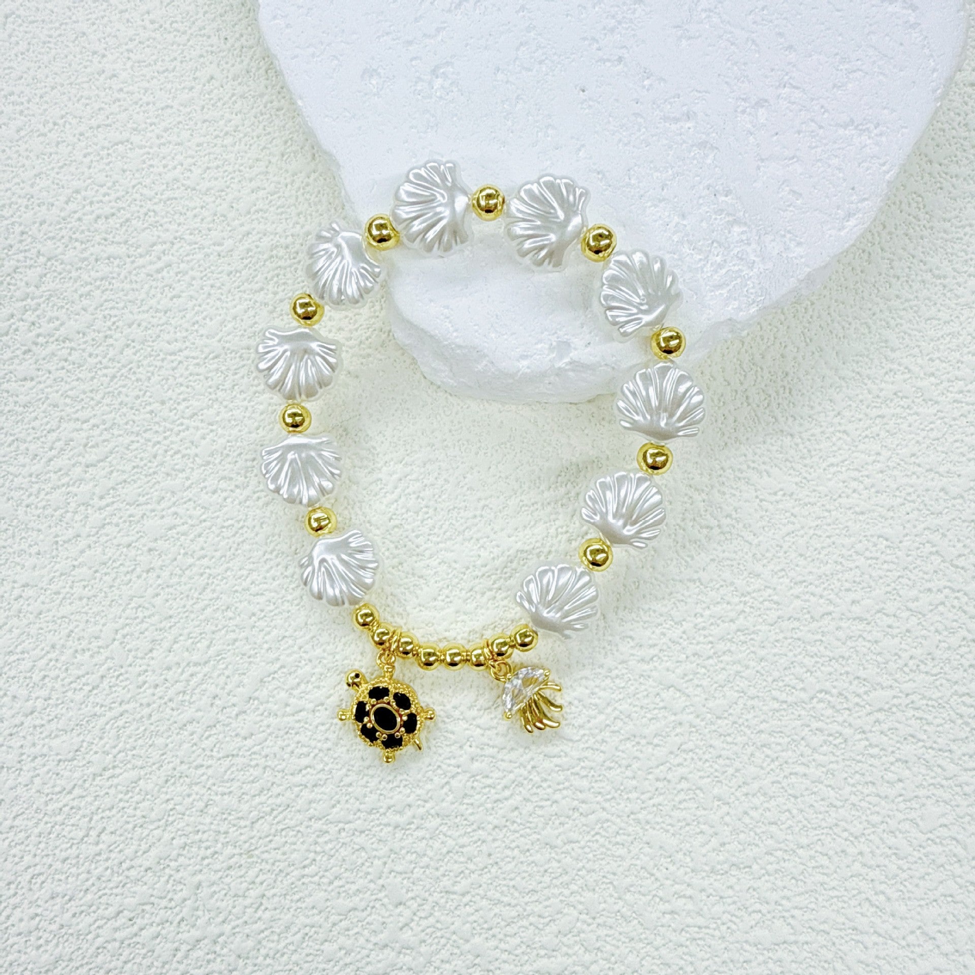 Wholesale Ocean Series Shell  Bracelet Micro-Paved Zircon Accessories