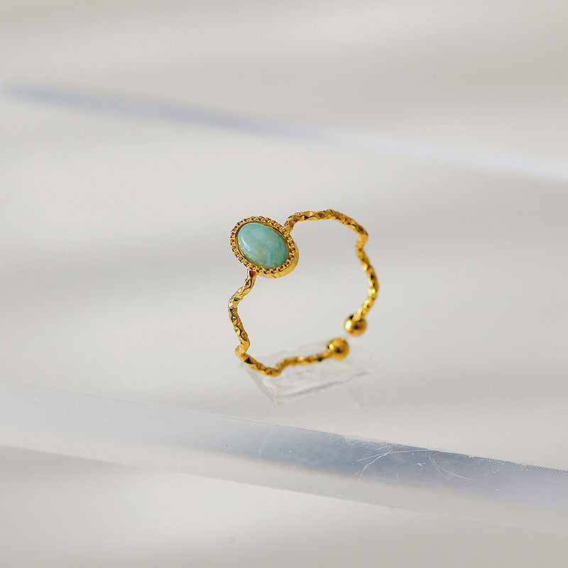 Wholesale  light luxury  stainless steel opening ring