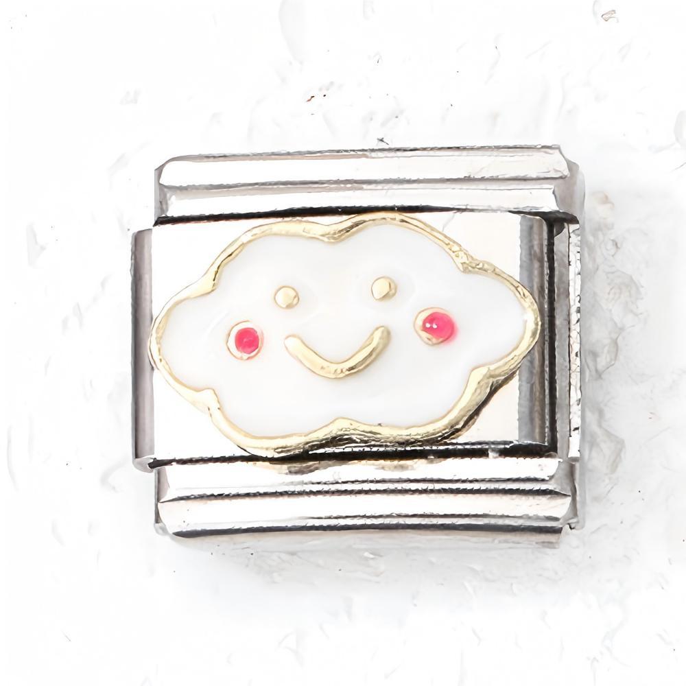 Wholesale 10pcs Italian Charm Bracelet 9mm DIY Splicing Cute Creative Stainless Steel Composable Bracelet