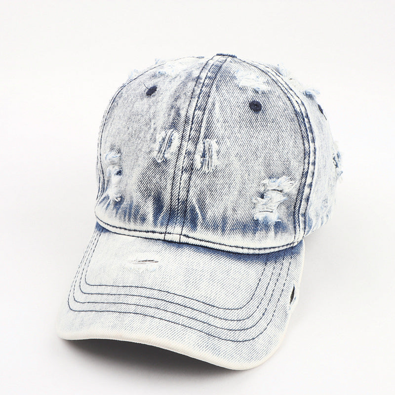 Wholesale Vintage Washed Denim Baseball Cap