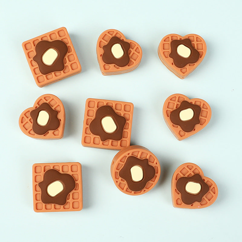 Wholesale 20pcs Cookies Focal Beads DIY Bead Accessories